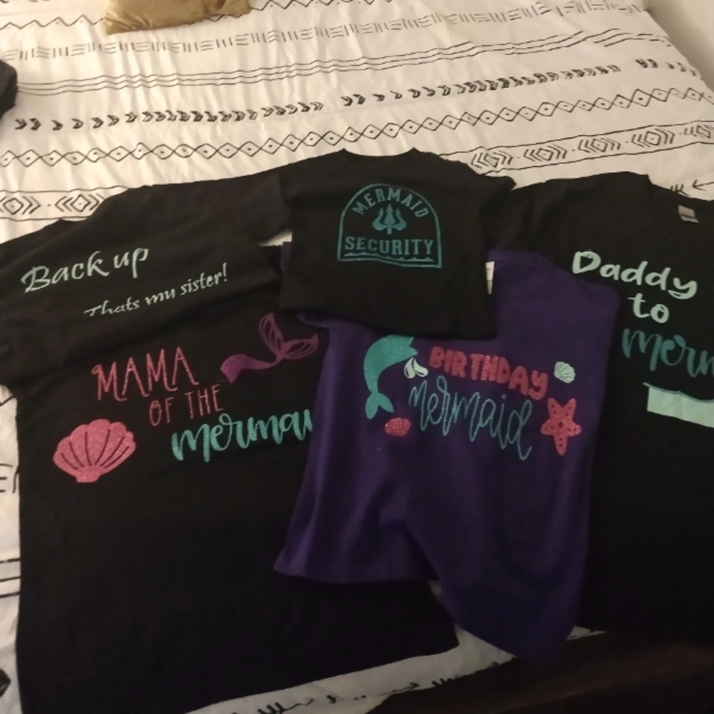 Family matching birthday shirts